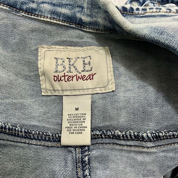 BKE Acid Wash Denim Jacket - Picture 6 of 6